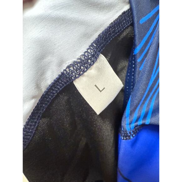 Women's Long Sleeve Rash Guard UV Protection Zipper One Piece Swimsuit Large - Picture 3 of 6